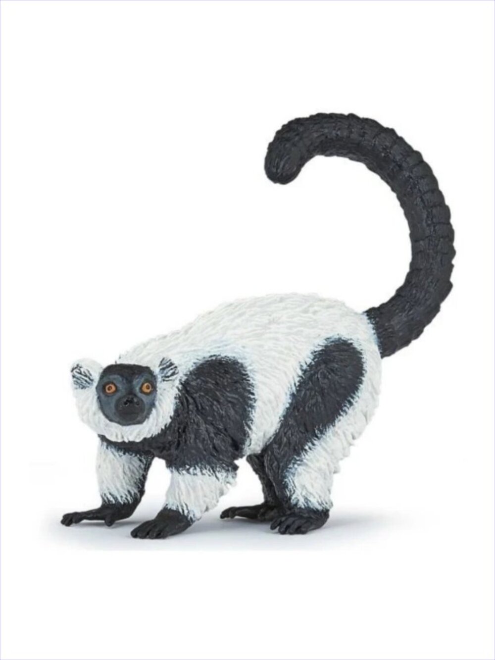 Papo Ruffed Lemur Animal Figurine New w/Tag Add-On Item Age 3+